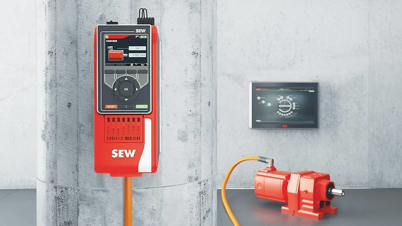 Compact frequency inverter for the beverage industry